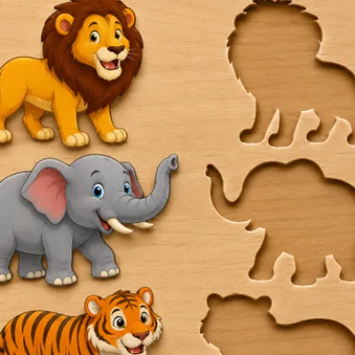 Cute Animal Puzzle Game