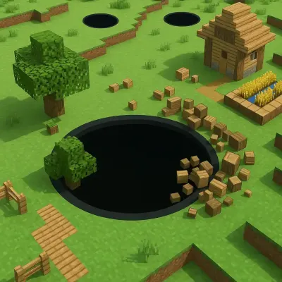Minecraft Hole IO