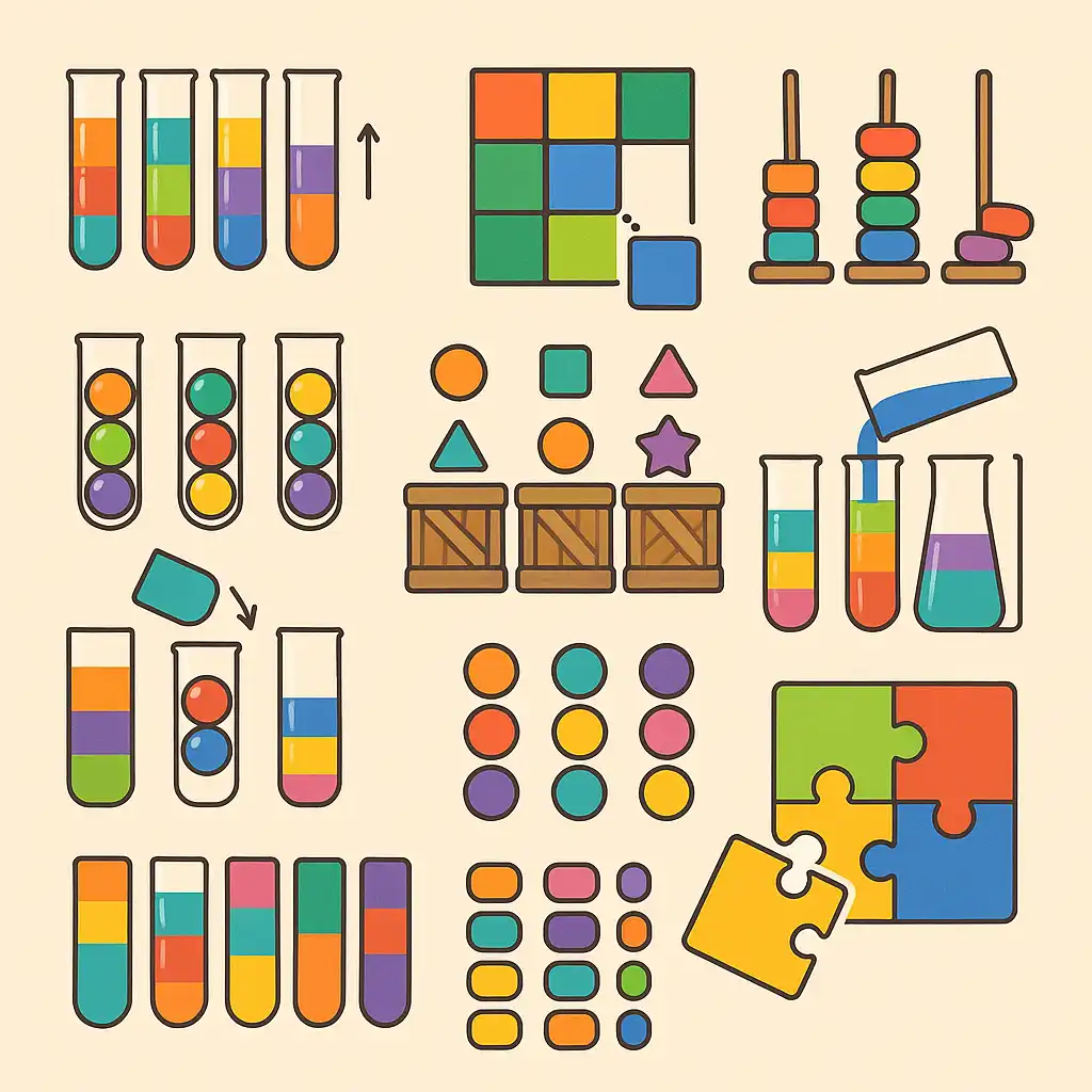 10 Sort Puzzle Games You Can Play Free in Your Browser Right Now